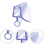 2X Shower Seal Assembly for Universal Fit (50cm)