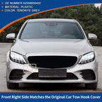 Tow Hook Cover for Mercedes-Benz Front Car Bumper (2019-2023) - Tenorite Grey