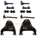 Set of 10 Front Control Arms Tie Rods Sway Bars for GMC Sonoma (1998–2003)