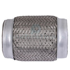 3.5" x 6" Chrome Stainless Steel Flex Pipe Coupling for Universal Fit (OAL)