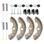 Front Brake Shoes w/Pins Kit for Honda FourTrax 300 TRX300FW (1988–2000)