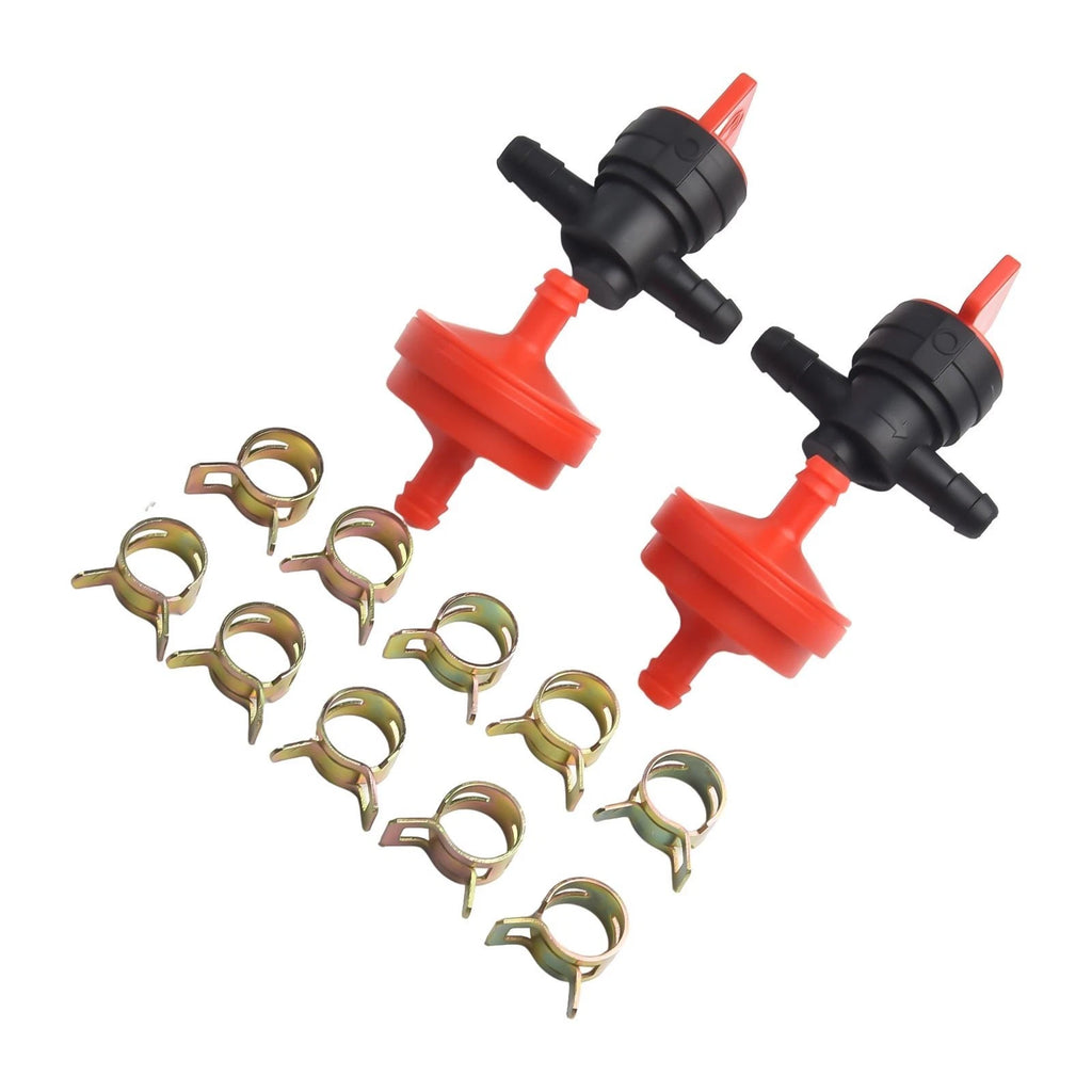 Set of 4 Heavy Duty Fuel Line Hose 1/4 ID 3/8 OD for Lawn and Garden Equipment