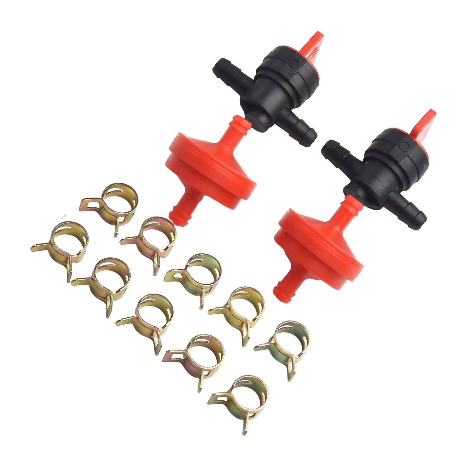 Set of 4 Heavy Duty Fuel Line Hose 1/4 ID 3/8 OD for Lawn and Garden Equipment