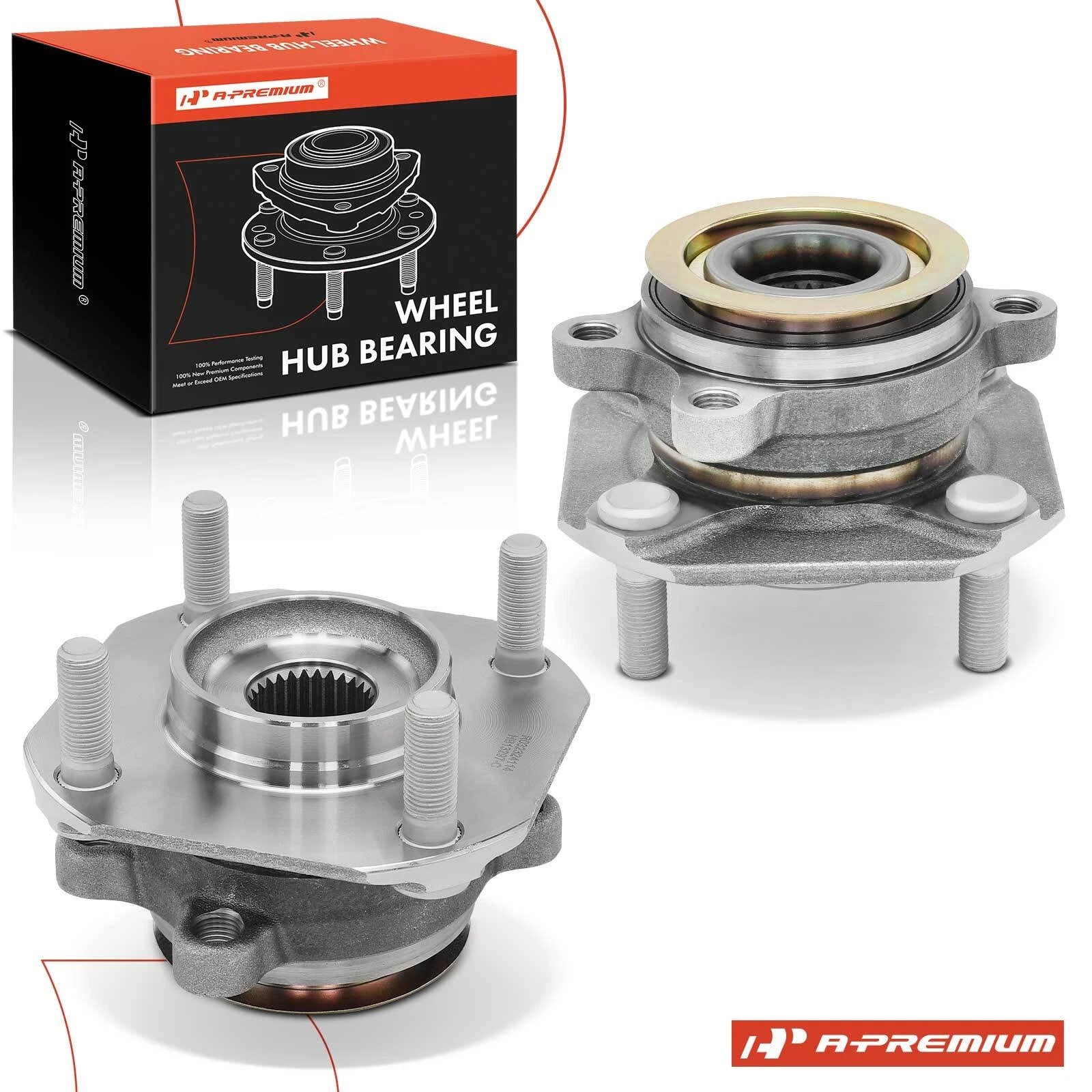 2X Front Wheel Hub and Bearing Assembly for Nissan Sentra (2007–2012)