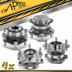 Set of 4 Wheel Hub & Bearing Assembly for Nissan Altima (2019–2023)