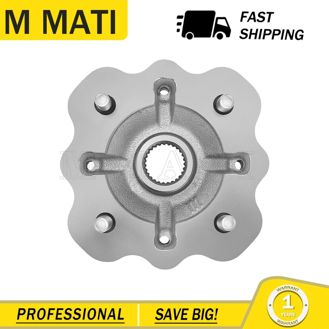 Front Wheel Hub for Yamaha Bruin 350 YFM350 (2004–2006) 5ND-F5111-21-00