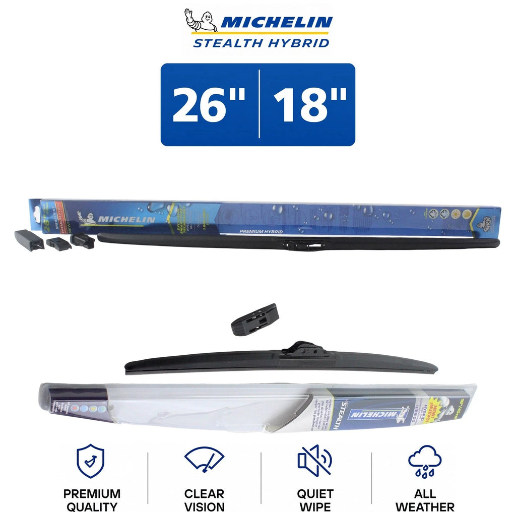 Set of 2 Wiper Blades for Lexus RX350 (2023–2026) - 26"/18"