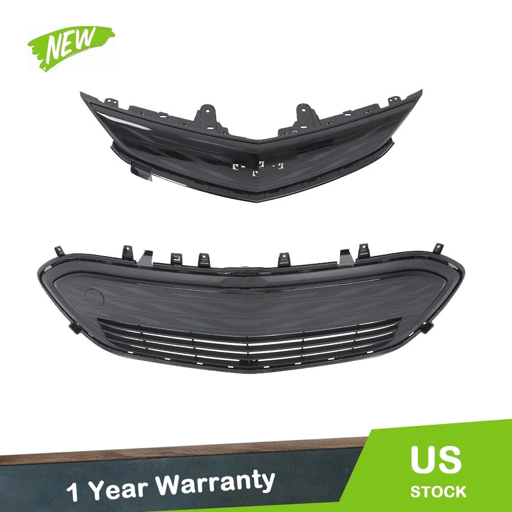Gloss Black Front Bumper Grille for Chevrolet Bolt EV (2017–2021)