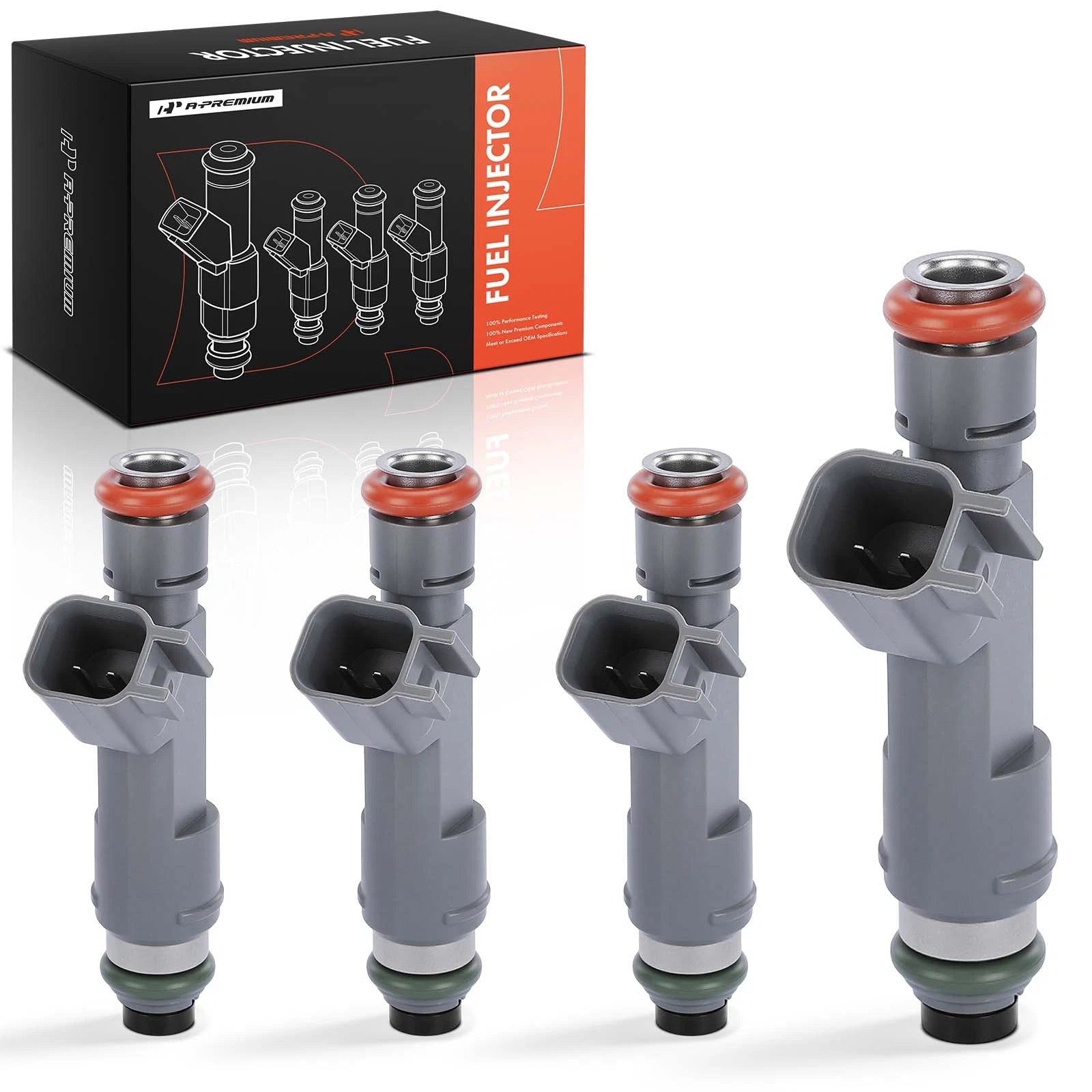 Set of 4 Fuel Injectors for Chevrolet Malibu (2010–2012) HHR (2009–2011) Pontiac G6 (2010)