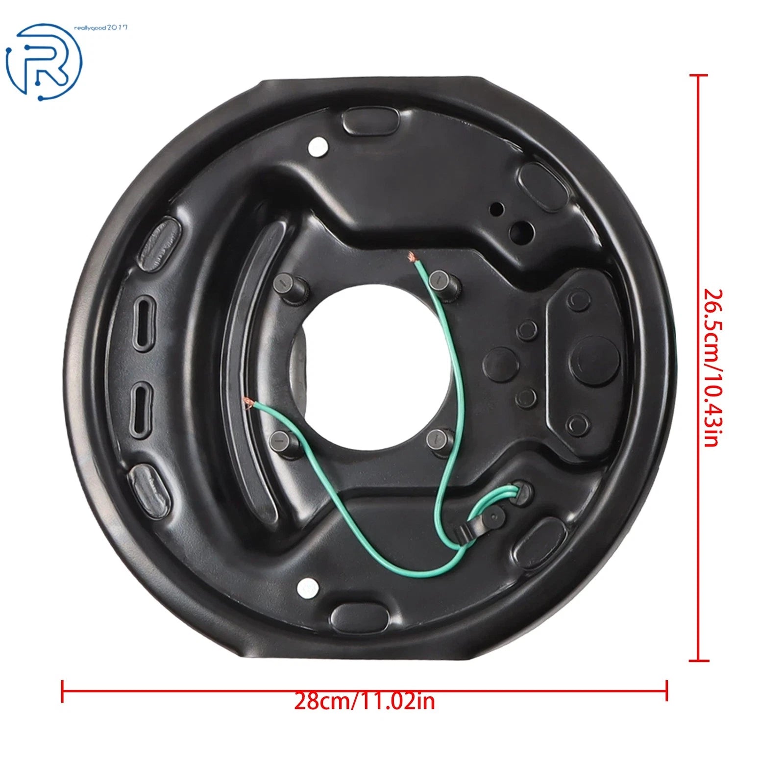 Trailer Hub Drum Kit 5 on 4.5" for 3500 lbs Axles (10"x2-1/4")