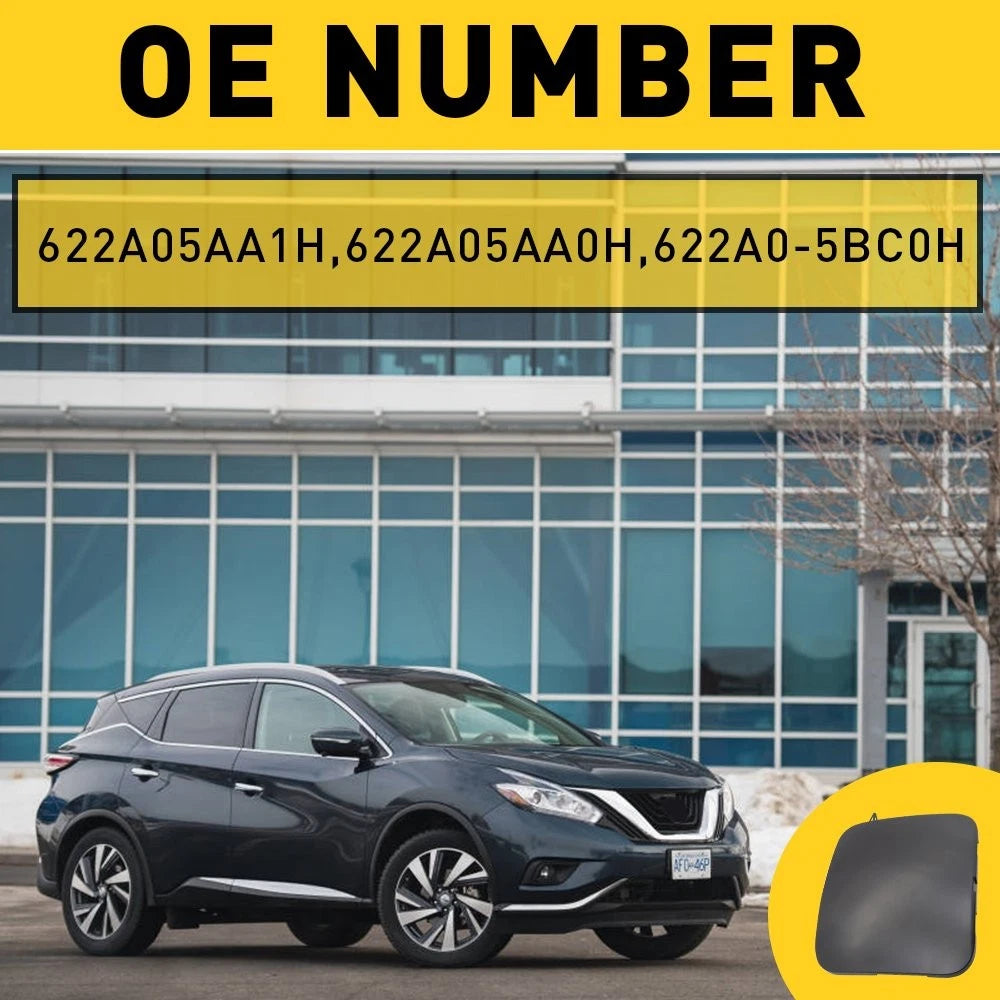 Front Bumper Tow Hook Cover for Nissan Murano (2015–2019)
