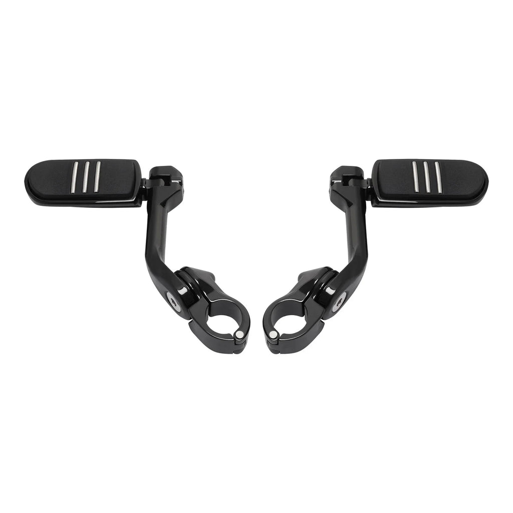 1-1/4 32mm Long Angled Highway Foot Pegs for Harley Road Street Electra Glide