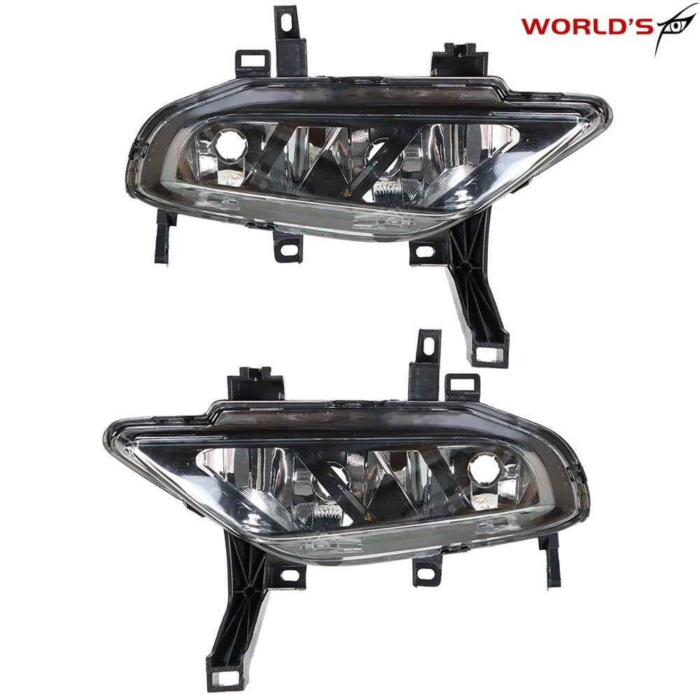 Set of 2 Fog Lights for Nissan Maxima (2016–2019) Clear Lens