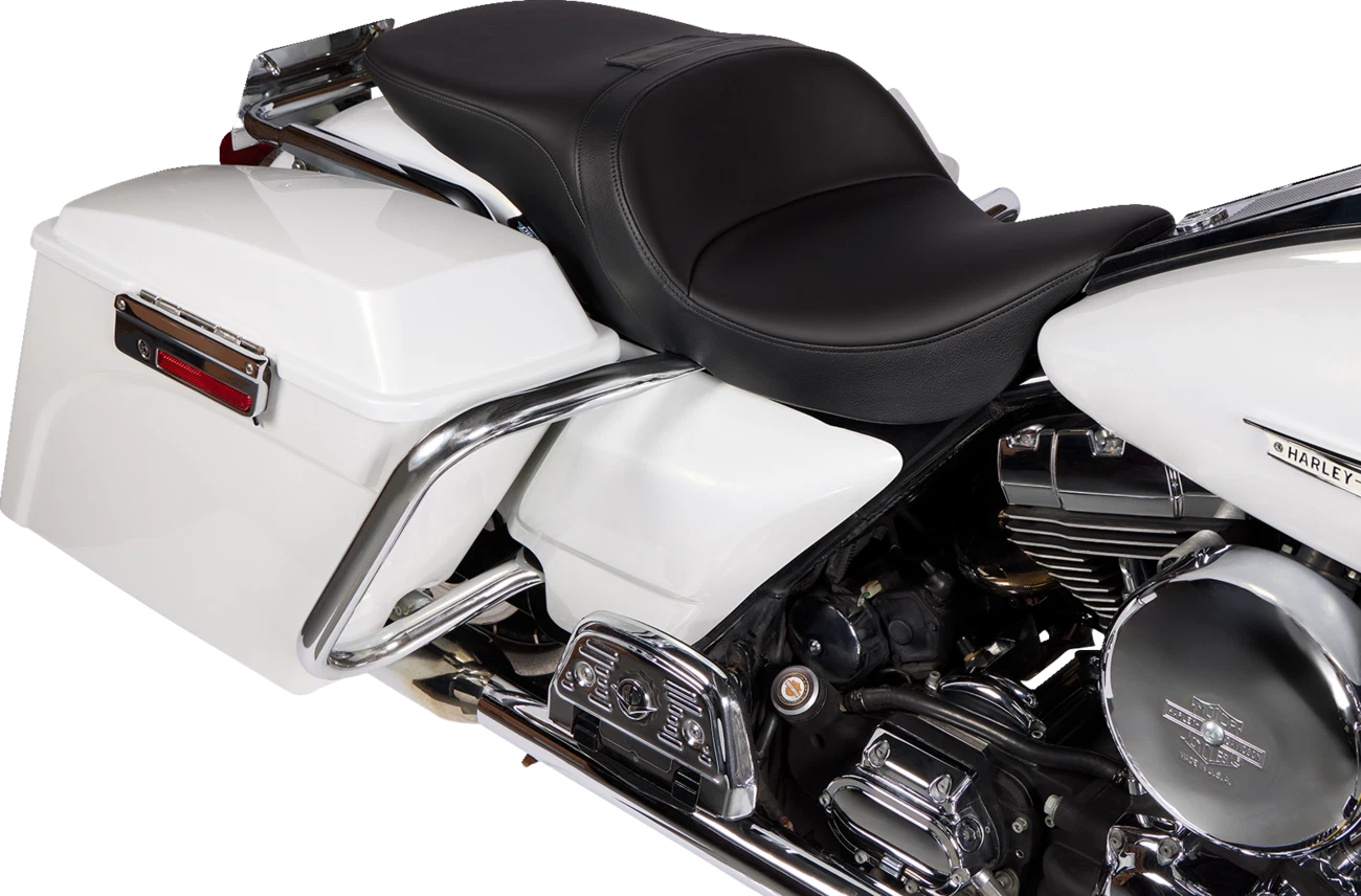 Freedom Seat for Harley FLH (1997–2007) - Solar Leather - Black