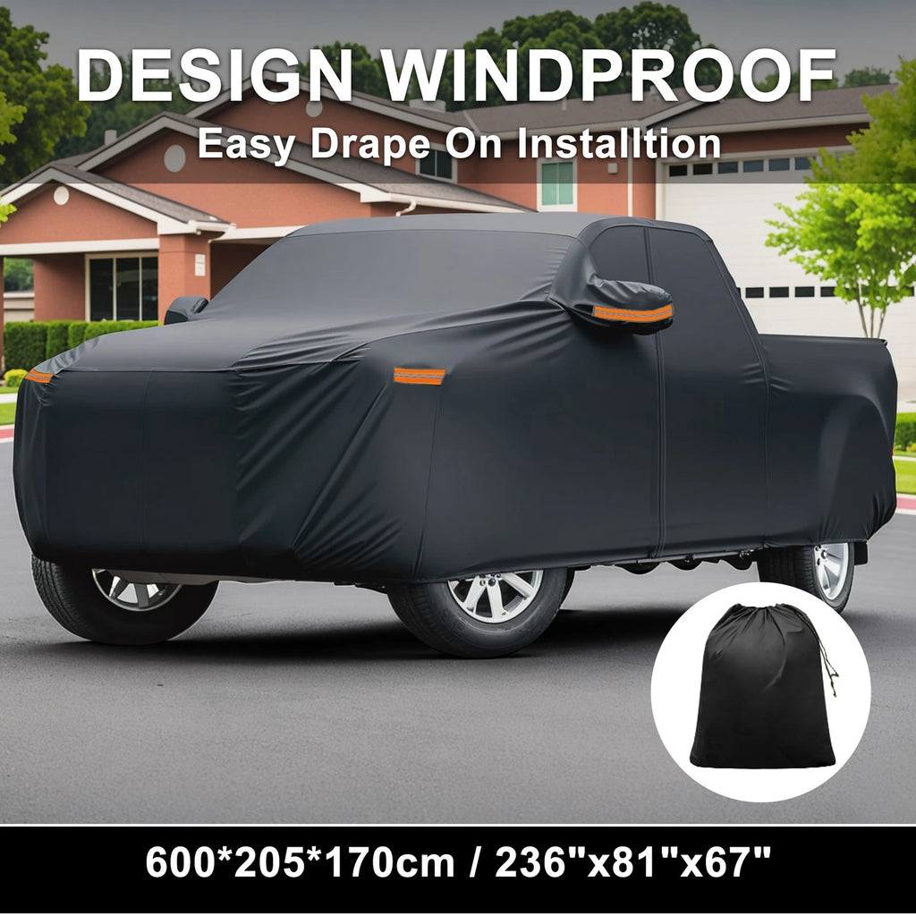 Waterproof 210D-PU Car Cover for Toyota Tundra (2014–2023)