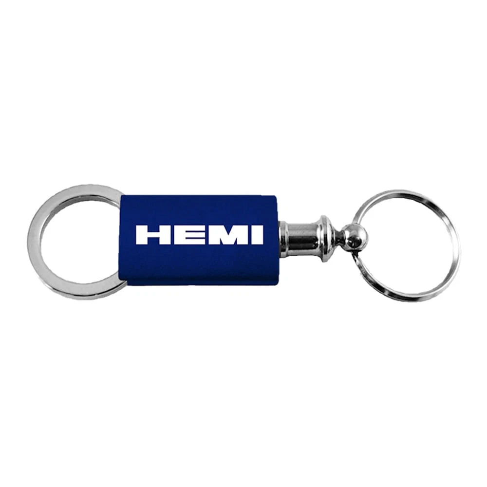 Navy Anodized Aluminum Valet Keychain - Officially Licensed for Hemi Vehicles