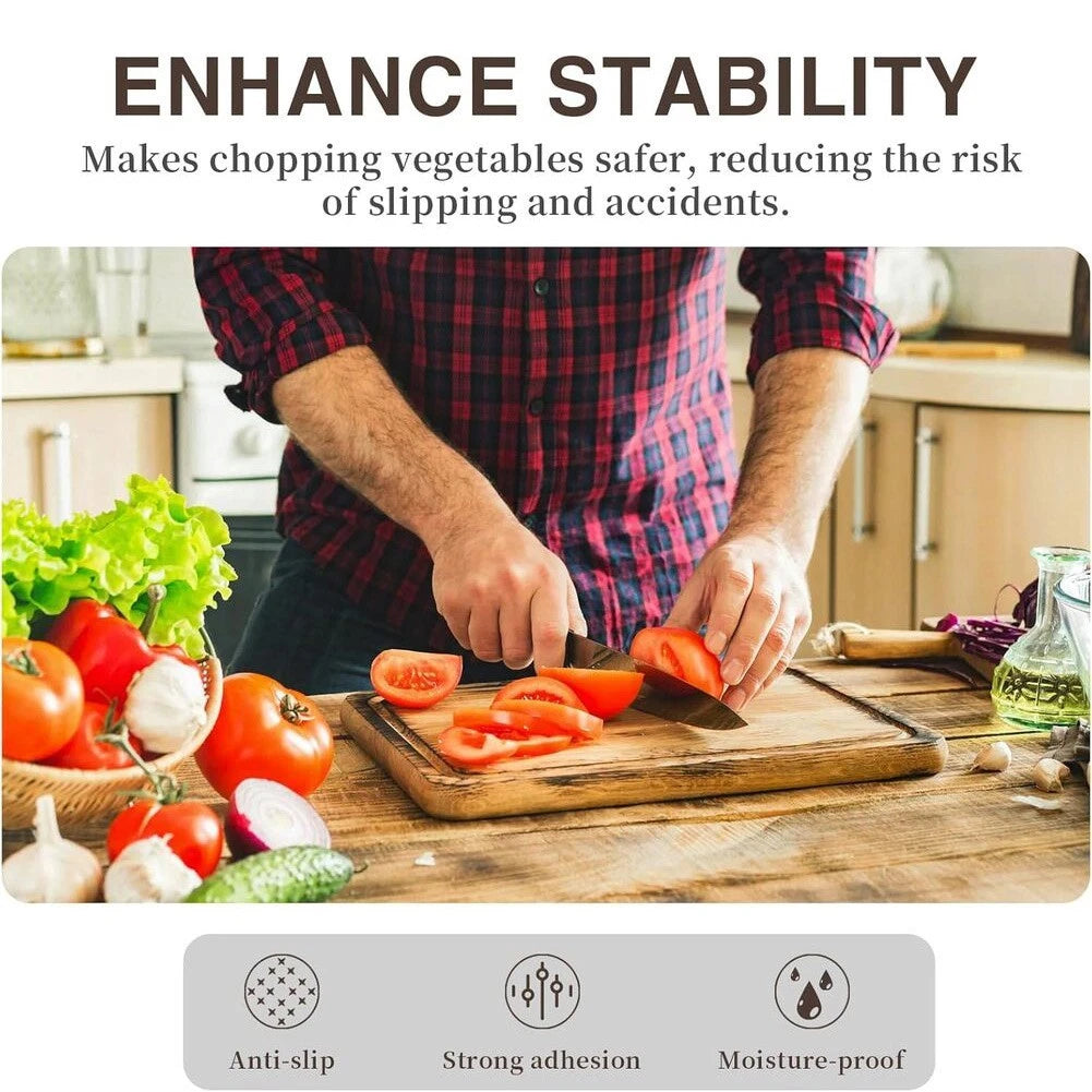 8X Silicone Chopping Board Stabilisers for Countertop Protection