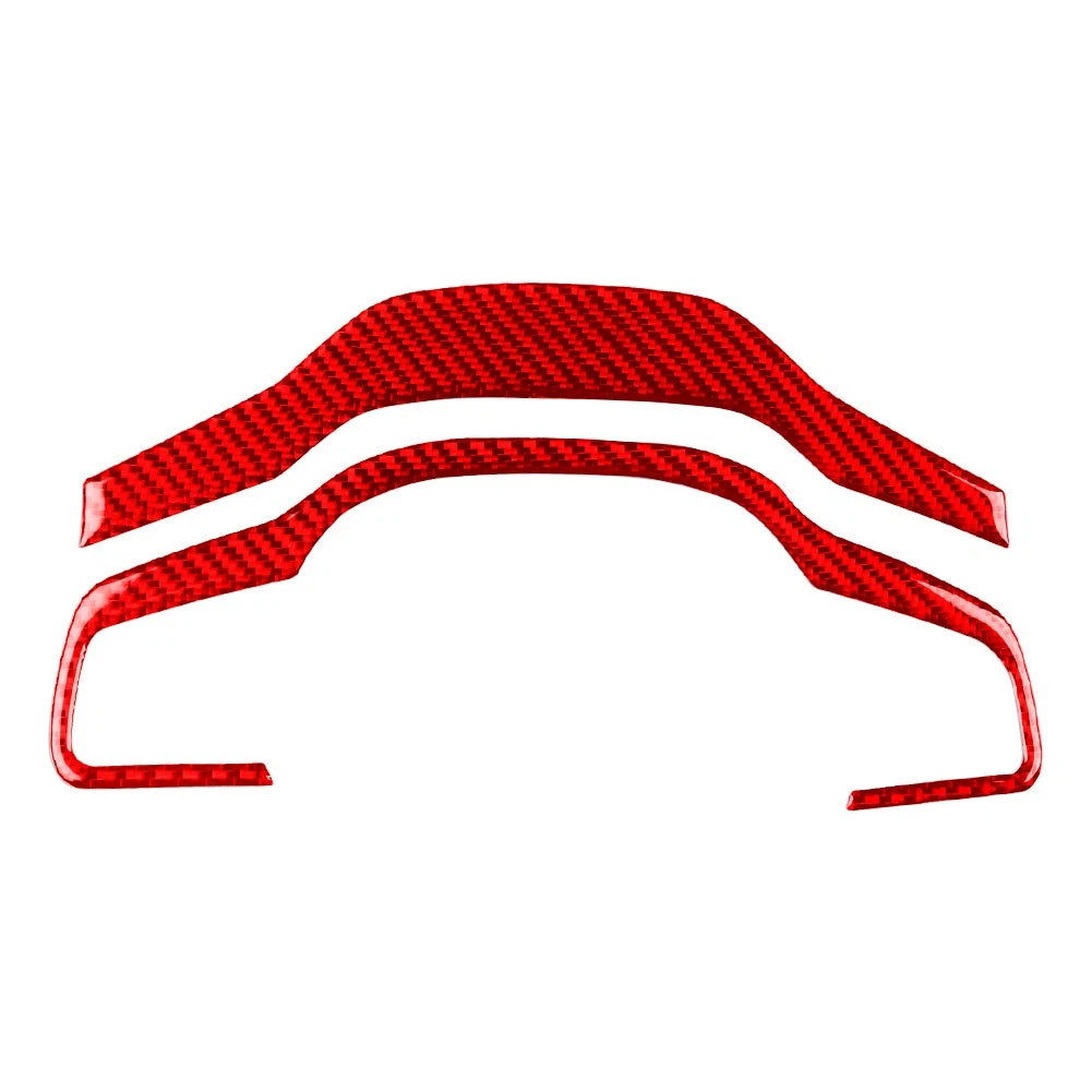 Steering Wheel Button Frame Cover Trim for Jaguar F-Type (2013–2024) Carbon Red