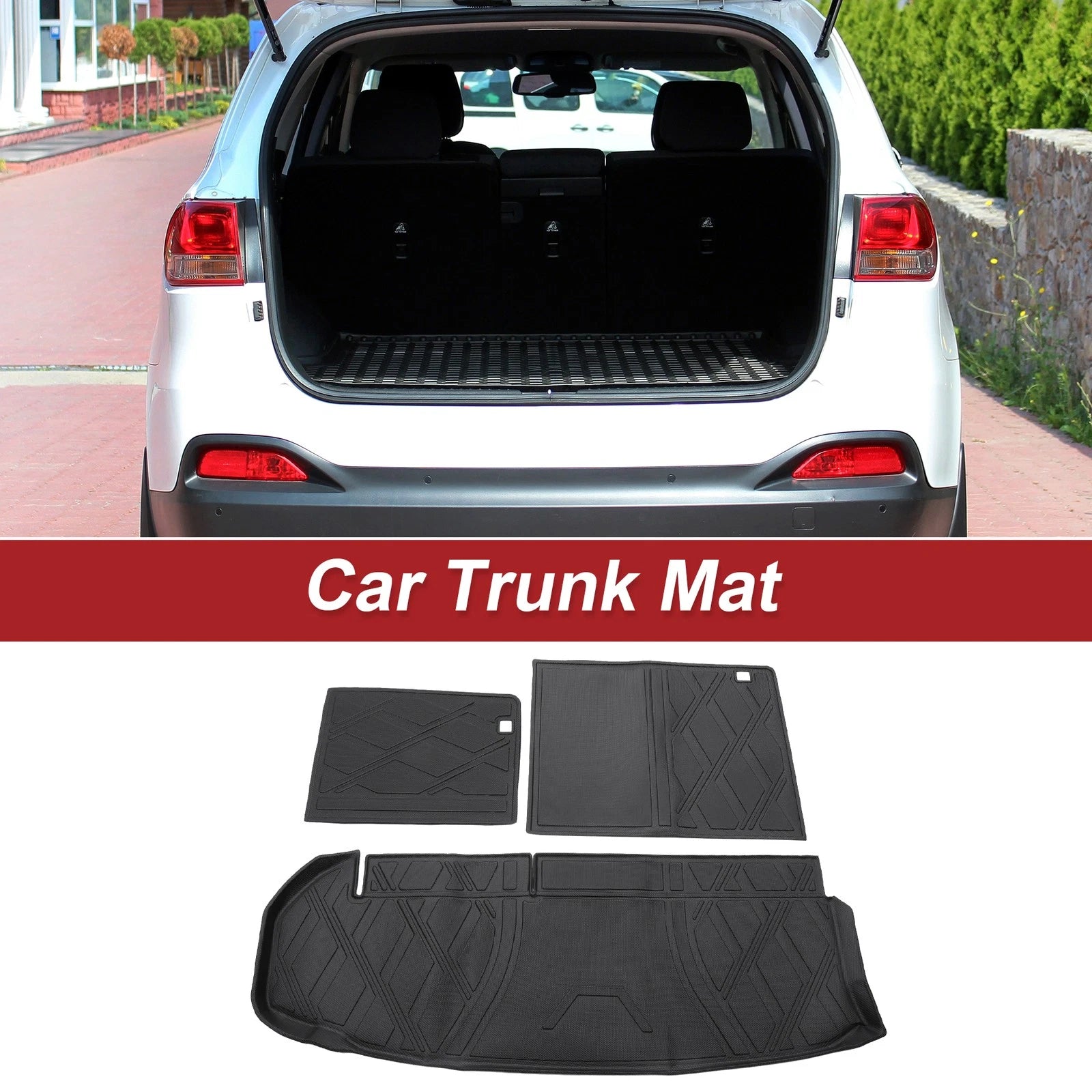 Cargo Liner Rear Trunk Mat for Toyota Highlander (2014–2019)