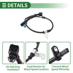 ABS Wheel Speed Sensor No. 47510T7X013 for Honda HR-V (2016–2022) Rear Right