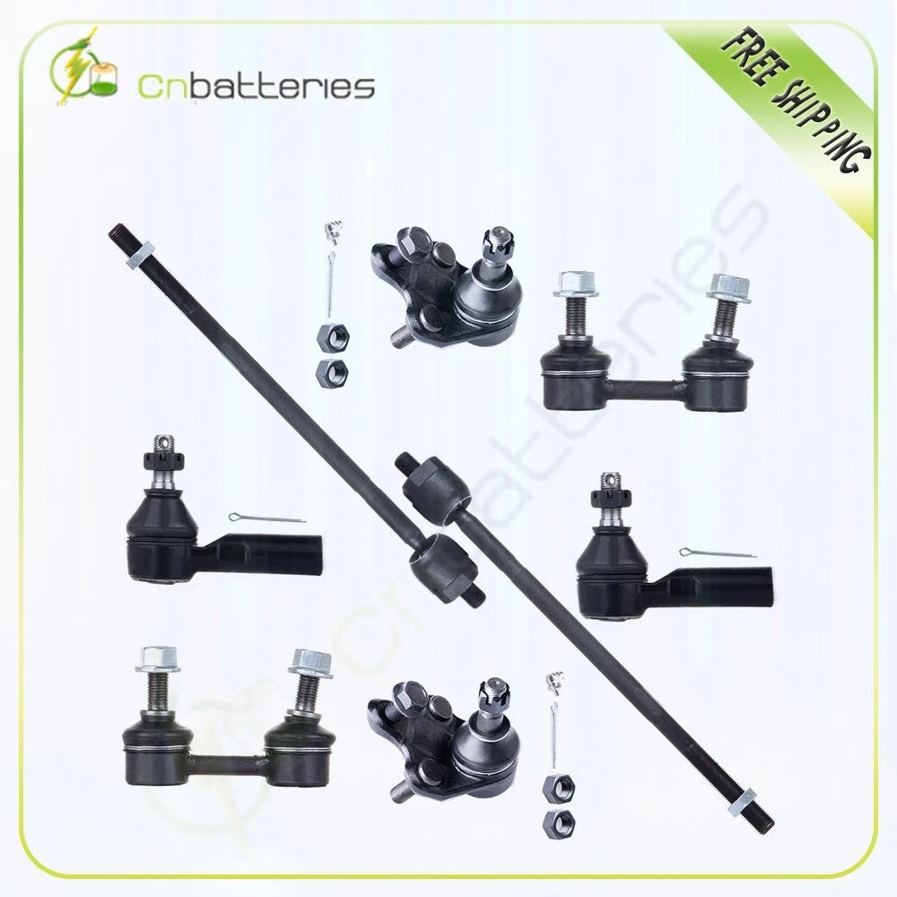 Set of 8 Front Ball Joints Tie Rods for Toyota Celica (1994–1999)
