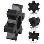 Jaw Coupling with Rubber Center Insert for Efficient Transmission (L099/L100)