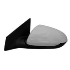 Replacement Ready to Paint Driver Power Door Mirror w/Heated Glass w/o Memory