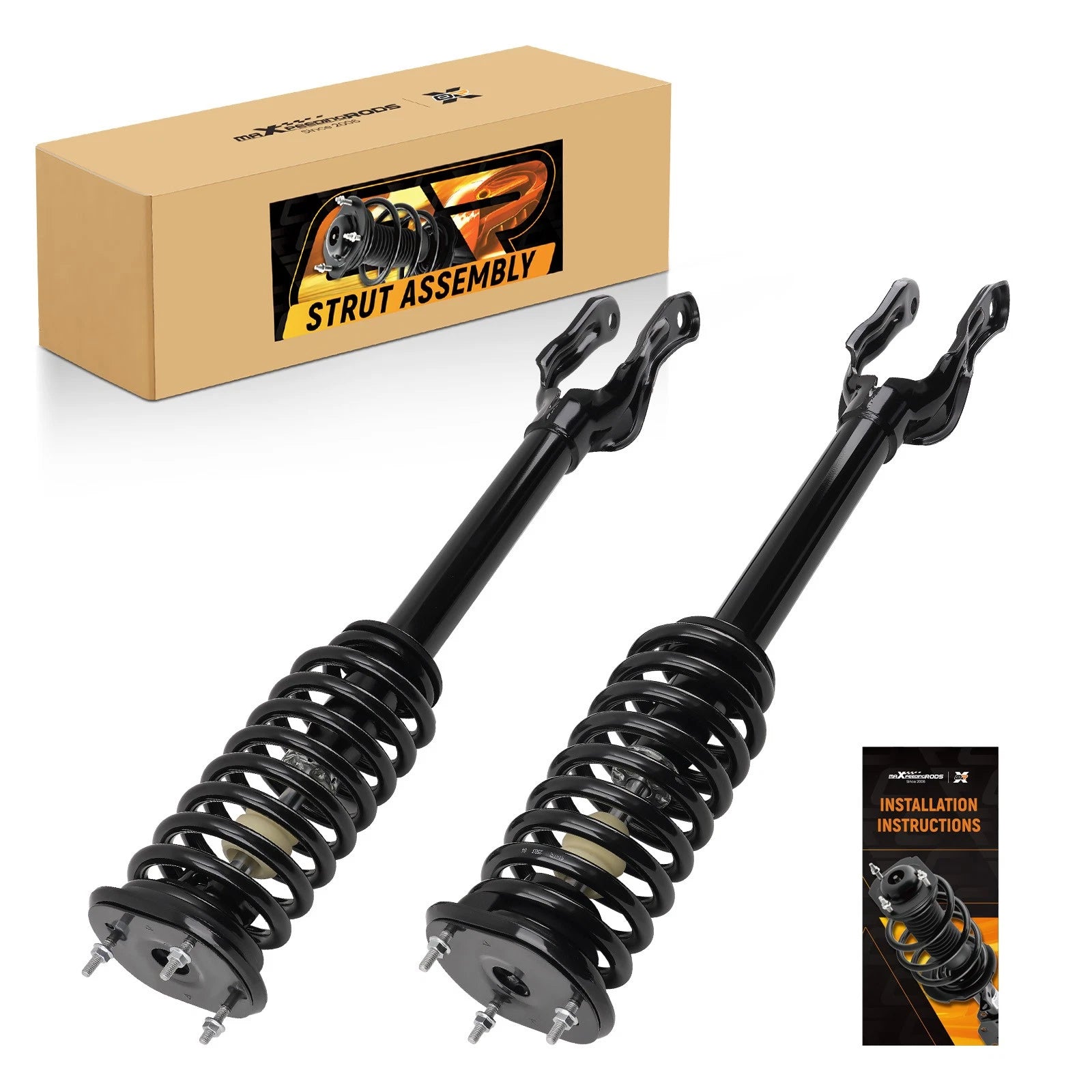 2X Front Strut with Coil Spring Assembly for Jeep Grand Cherokee (2011–2015)