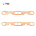 2X Exhaust Manifold Gasket for Chevy 327 305 350 383 (Square Port)
