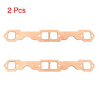 2X Exhaust Manifold Gasket for Chevy 327 305 350 383 (Square Port)