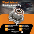 1pc Rear Wheel Hub Bearing for Infiniti QX60 Nissan Murano (2014–2023) BR930868