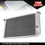 3 Row Aluminum Radiator for Chevy S10 Blazer Corvette (1982–1990)