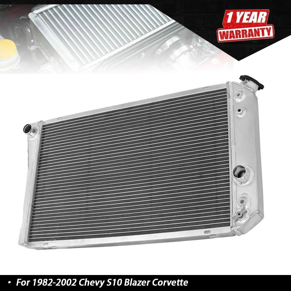 3 Row Aluminum Radiator for Chevy S10 Blazer Corvette (1982–1990)
