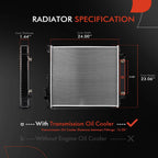 Radiator with Trans Oil Cooler for Ford Explorer Mercury Mountaineer (2006)