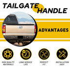 Chrome Tailgate Handle & Bezel Lock Set for Chevy Silverado/Sierra (1999–2007)