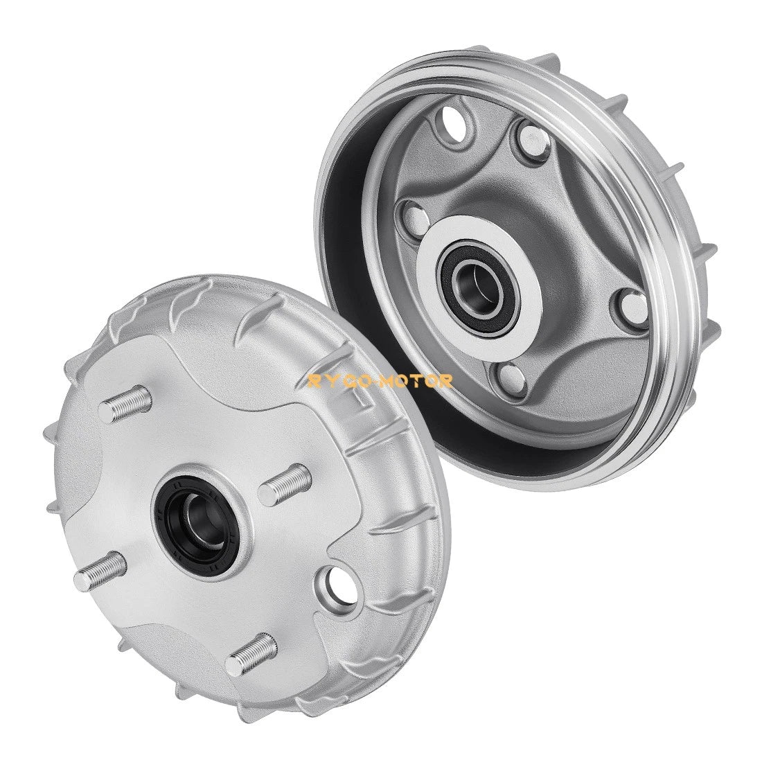 2X Front Brake Drums for Honda TRX350TE TRX350TM Rancher 350 (2000–2006)