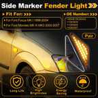 Set of 2 Side Marker Fender Lights for Ford Focus MK I (1998–2004) 98AB13K354AA