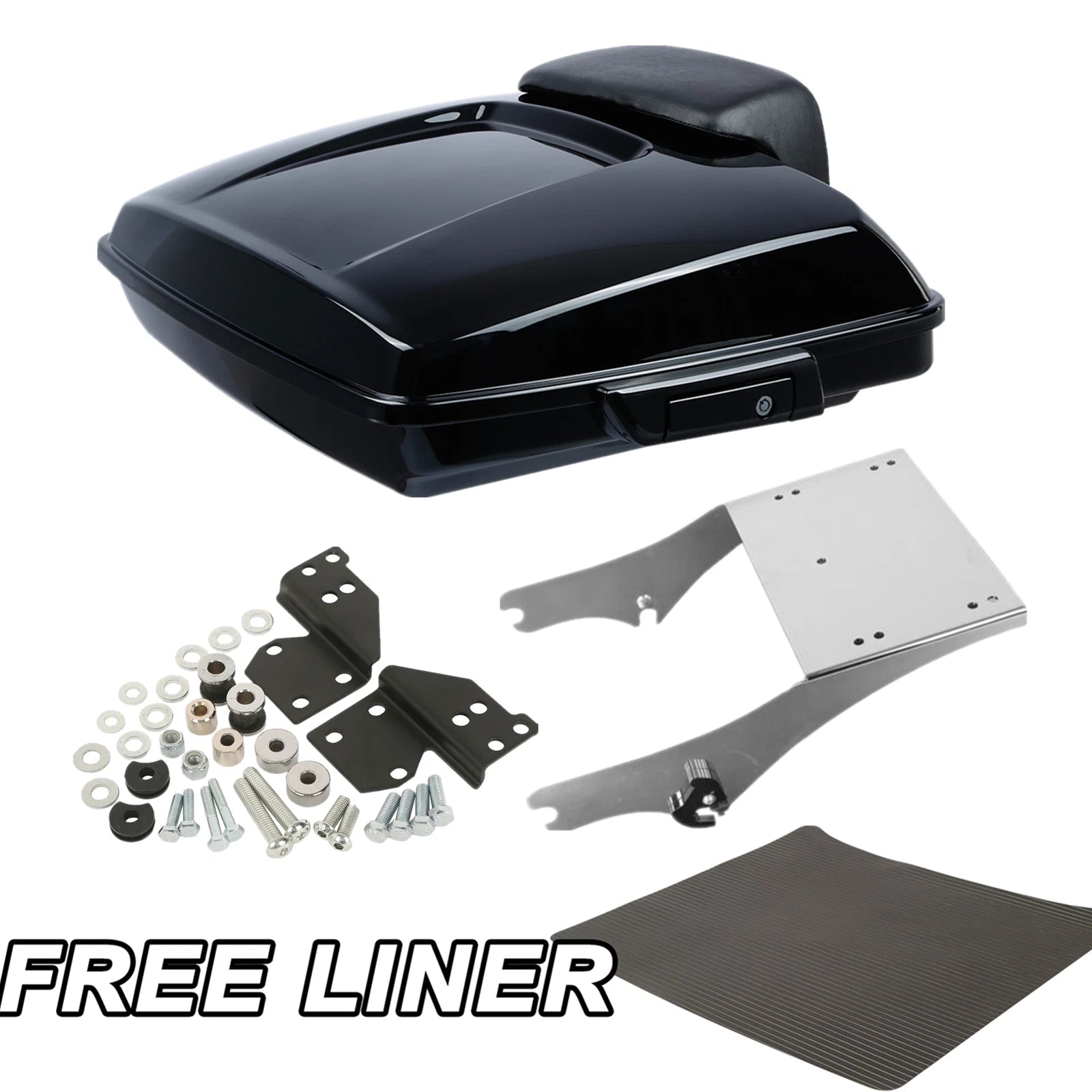 Razor Trunk Pad Mount Rack Docking Kit for Harley Touring Road Glide (1997–2008)