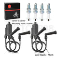 Ignition Coil & Spark Plug With Cap for HONDA CB750C (1980–1982)