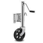 Side Mount Trailer Jack w/Wheel for 1500LBS Capacity (24.2in-35.4in)