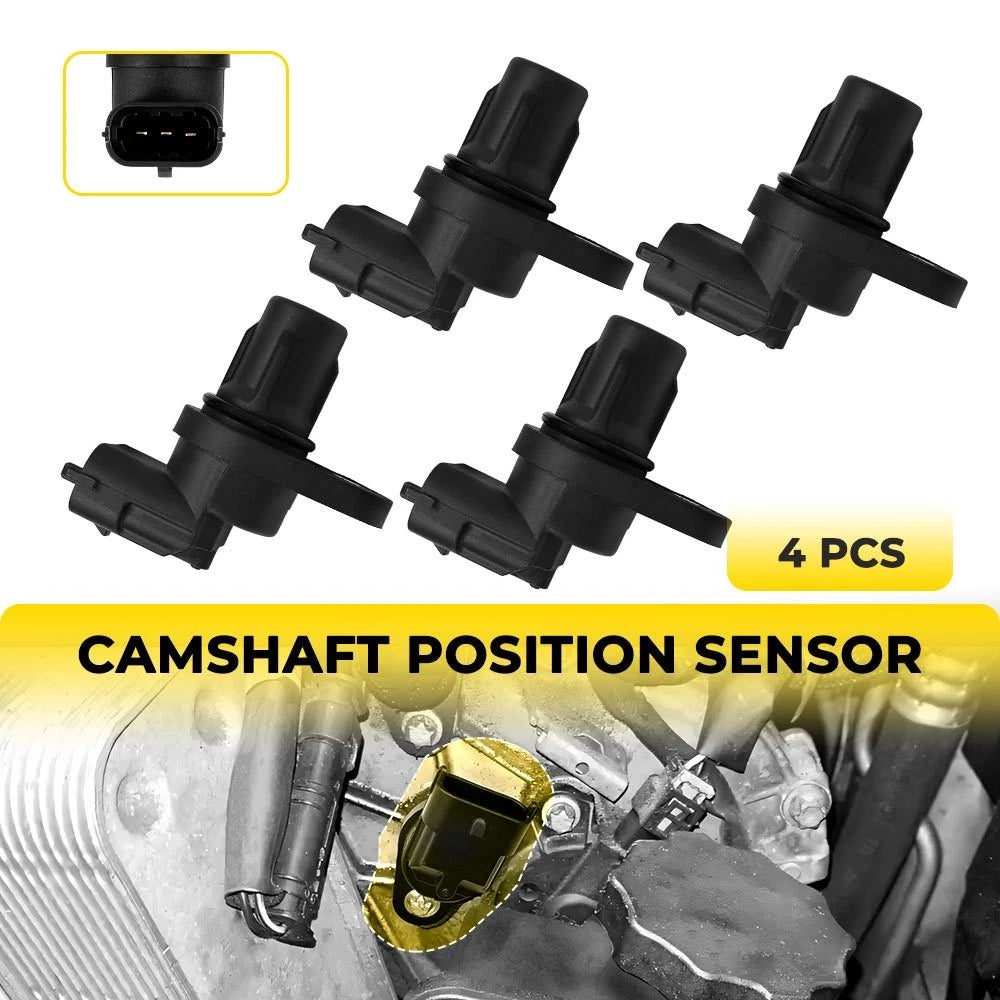 4X Camshaft Position Sensor 004 153 96 28 for Mercedes Benz GLK350 C300 (2008–2016)