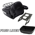 Trunk Backrest Luggage Mount Rack for Harley Touring Glide (2014–2026)