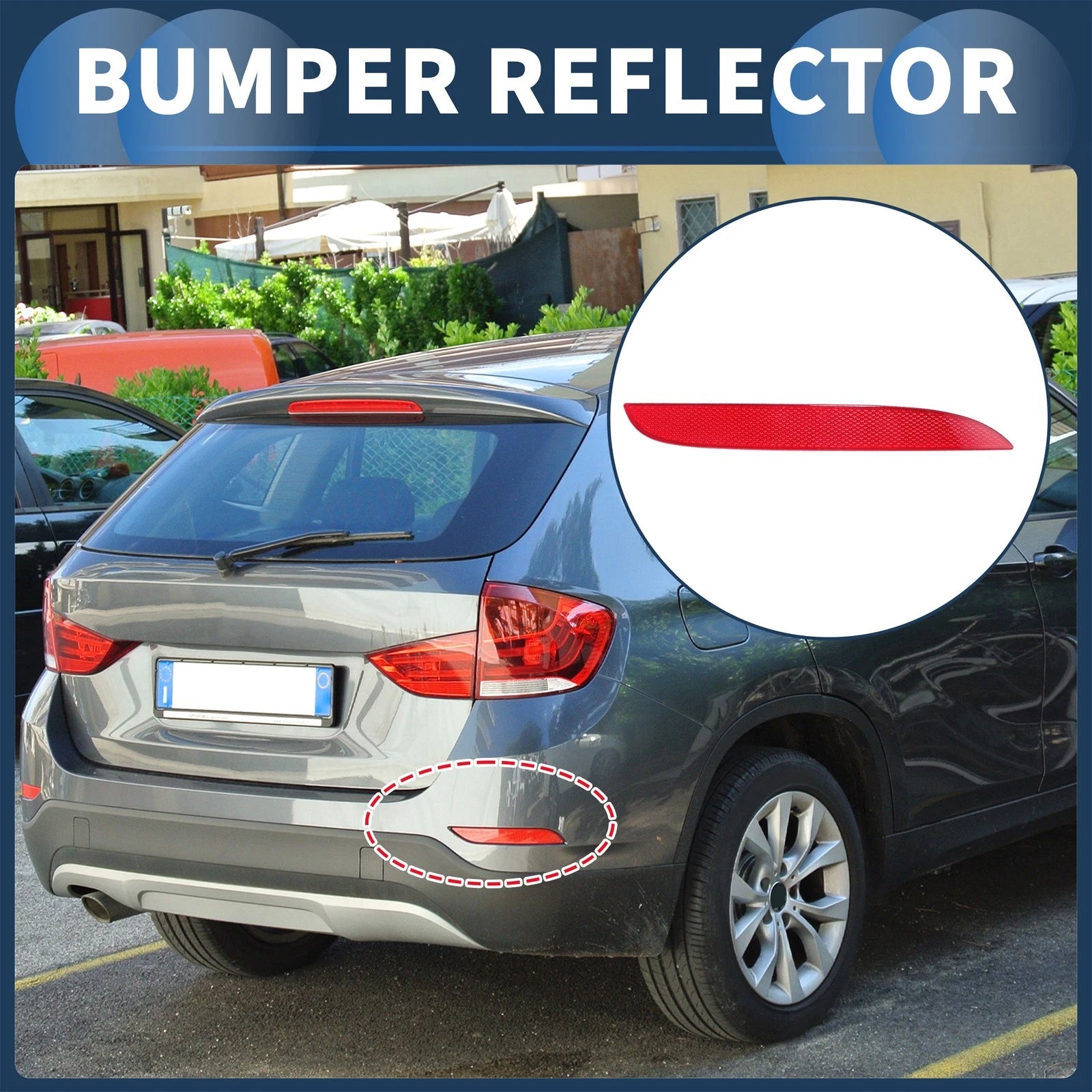 Bumper Reflector No.63142990864 for BMW X1 E84 (2008–2012) Red Rear Right