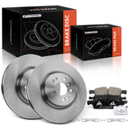 Front Disc Brake Rotors & Ceramic Pads for Mercedes-Benz GLE350 (2016–2018)