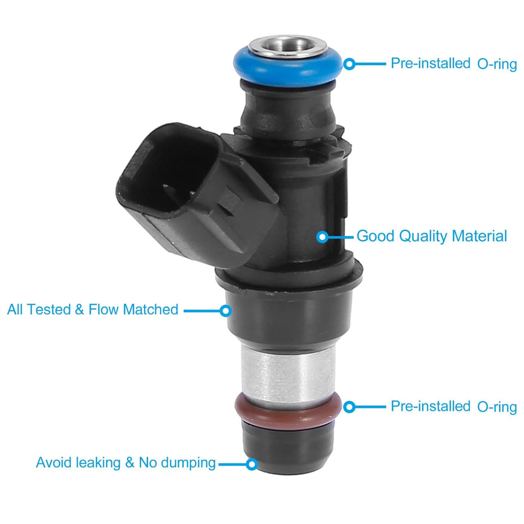 8pcs Fuel Injector for GMC Envoy, Sierra, Chevrolet Silverado 5.3L (2000–2006)