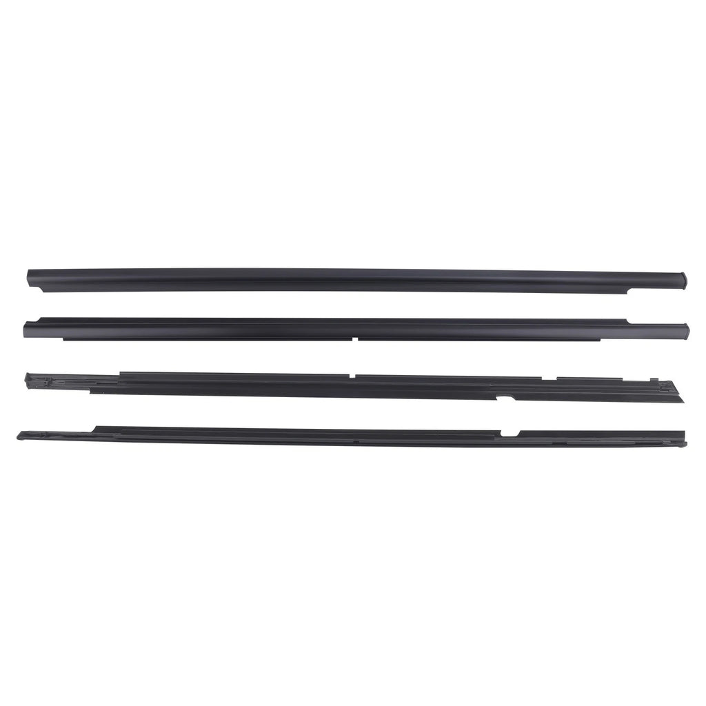 Set of 4 Weatherstrip Door Seal Belts for Mitsubishi Lancer (2008–2017)