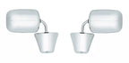 Exterior Door Mirrors Stainless Steel Replacement Pair for GMC Truck (1973–1991)