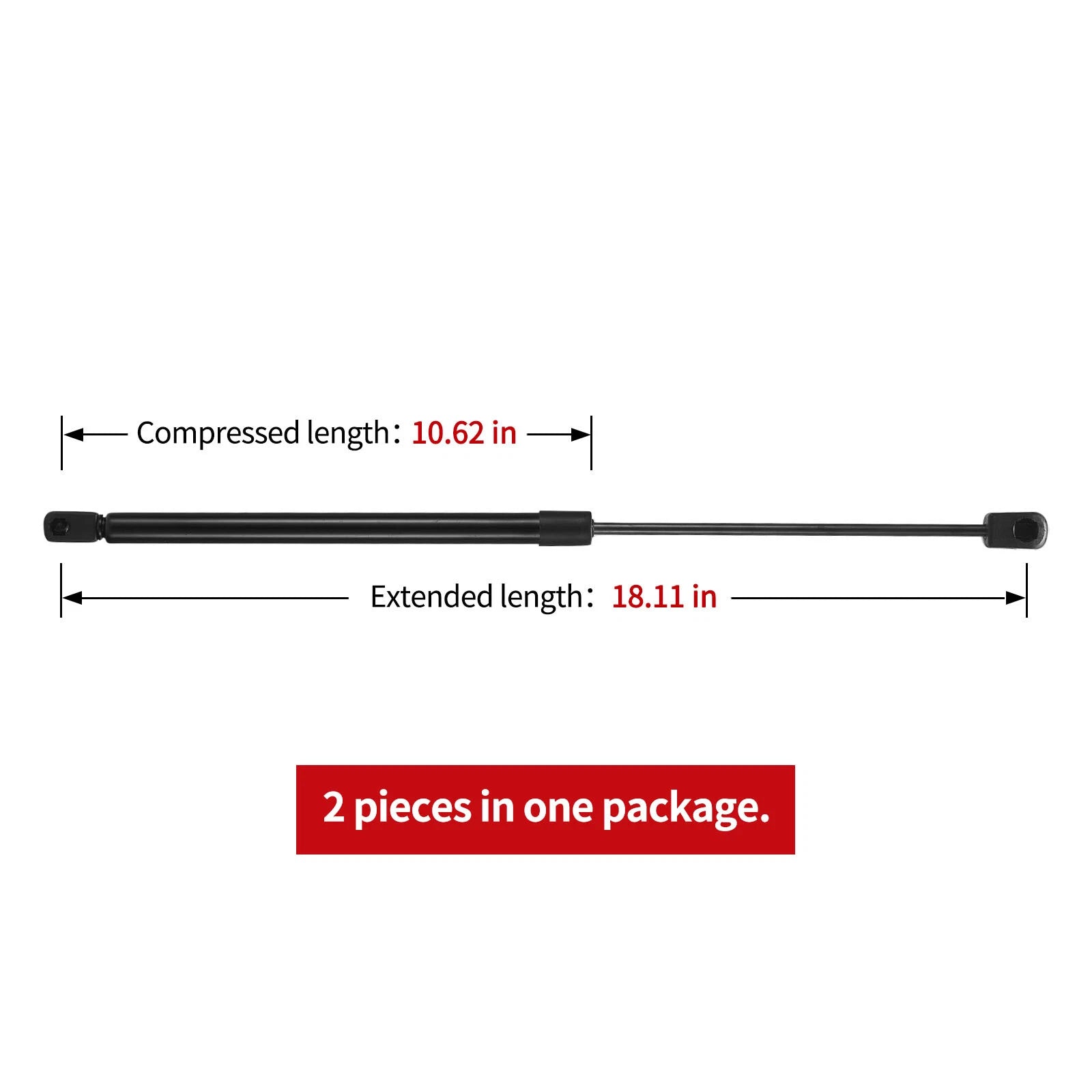 Rear Window Lift Supports Struts for Chevy GMC Yukon Cadillac (1999–2006)