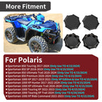 Set of 4 Wheel Rim Caps 1521999-458 for Polaris Sportsman 850 XP 1000 (2020–2024)