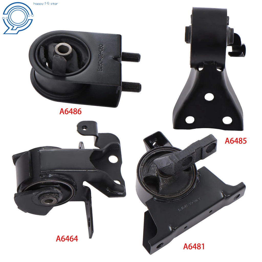 Set of 4 Engine Motor Mounts for Mazda Protege (1999–2000)